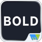 bold android application logo